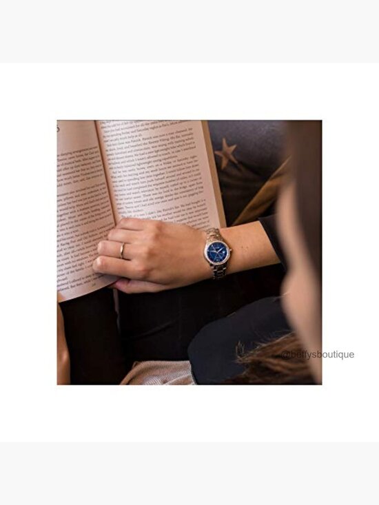Eco-Drive Stainless Steel Crystal Dress Watch - Blue Dial